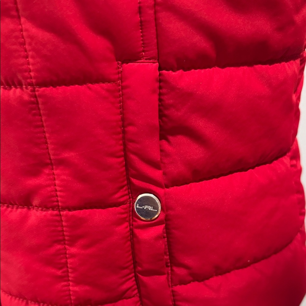 Ralph Lauren Cherry Quilted Vest - Picture 5 of 8